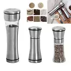1Pcs Stainless Steel Salt and Pepper Grinder Manual Ceramic Mills Glass Kitchen