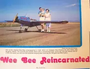 WEE BEE PLANS + CONSTRUCTION ARTICLE for TWO UCs of World's Smallest Airplane