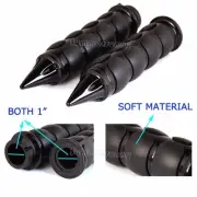 Motorcycle Hand Grips 1 Inch Handlebar Bars Pair For Victory Cross Country
