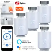ZigBee Smart Thermostat TRV Radiator-Valve Programmable for AlexaGoogleHome Tuya