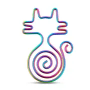 8Pcs/lot Cute Rainbow Cat Clips Bookmark Planner Tools Scrapbooking Tools Memo Clip Metal Binder Paperclip