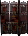 Wooden Room Partitions Room Dividers Screen Separator 3 Panels P3