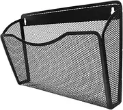 SEWACC Wall Hanging File Rack File Holder Holder Office Folders Wall Mounted File Holder Wall File Rack Office Supplies Wire Mesh File Organizer Black Carbon