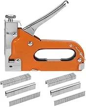 Stapler 3 in 1 Stapler Nail Gun Staple Gun Nailer Upholstery Fix Furniture Tool Wood Frame Stapler Stainless Steel Hand Tool Mini Stapler