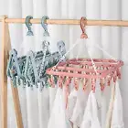 Underwear Drying Rack Swivel Hangers for Clothes With Clips Clothes Drying