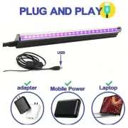 1 Pack LED UV Blacklight UV Lamp Bar Stage Blacklight Tube Portable UV Light
