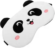 GANAZONO Plush Cartoon Panda Eye Mask Soft Sleeping Eye Cover for Adults for Travel Home and Naps Lightweight for