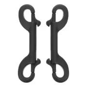 2 Pcs Double-headed Hook Diving Clips Heavy Duty Snaps Stainless