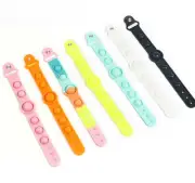 Fidget toys bracelet pop it stress relief silicone wristband push bubble toy