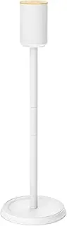 Heavy-Duty Metal Speaker Stand for Sonos Era 100, White