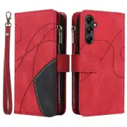 For Samsung Galaxy A05s 4G Case ic Leather Phone Cover Splicing Wallet with Stand