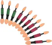 Ipetboom Professional Makeup Brush Set 10pcs Eyeshadow for Women Double Sided Sponge Brush for Beginners Comfortable Non-scratchy Random Color