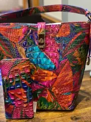 Brahmin Lush Shira and matching Ady wallet