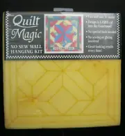 QUILT MAGIC NO SEW WALL HANGING KIT #212 CRISS CROSS NEW AND SEALED! 1995 MAGIC
