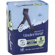 Confidere Incontinence Pants Mens Large 8 pack