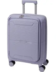 [PIERRE CARDIN] Luxe Cabin Hard 54cm Shell Suitcase in Blue
