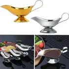 Stainless Steel Gravy Boat Salad Dressing Server Condiment