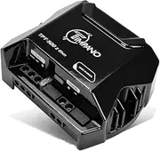 Timpano Tpt-500 2 Ohms Compact 1 Channel Tpt500 2 Ohms Car Audio Amplifier - 1X 500 Watts at 2 Ohms - Mini Stereo 12 Volt Class D Full Range Amplifier