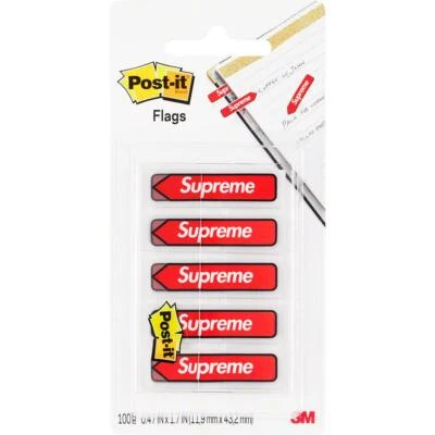 Supreme Post-It Flags Red OneSize F/W 19