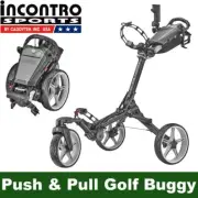 Incontro Sports/Caddytek Lite Auto +360 3 Wheel Golf Push Cart Push Buggy