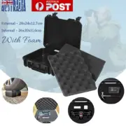 Petour Waterproof Hard Carry Case Portable Camera Tool Storage W/Foam AU Stock