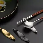Smooth Edge Chopsticks Holder Food-grade Chopsticks Pillow Forks Holder Dinner
