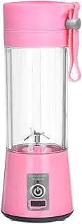 Portable Electric Fruit Juicer Home USB Rechargeable Smoothie Maker Blenders Machine Sports Bottle Juicing Cup 380ml 4/6 Blades