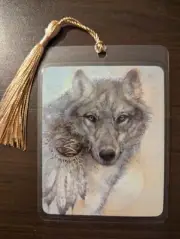 WOLF Animal Spirits Bookmark Oracle Card Boulet Art Deck New X-mas Gift Tarot