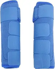 Horse Sports Boots Blue Sports Protective Breathable with Hook Loop Horse Leg Boots Applicable Scene:Training Riding