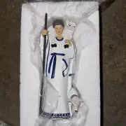 Hawthorne Village SHEEP Shepherd Figurine Silent Night Nativity w/Certificate
