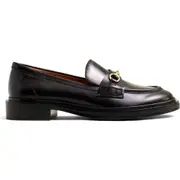 Madewell Thee Vernon Bit Hardware Loafer in True Black at Nordstrom, Size 5.5