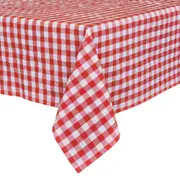 J.Elliot Home Ginny 150x270cm Cotton Tablecloth Rectangle Table Cover Dusty Red