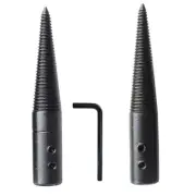 Tapered Spindle Set 10 mm Left & Right for Bench Grinder Buffing