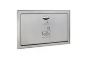 Dolphy Waterproof Recessed Stainless Steel Baby Change Station 940x585x104 mm - Wall-Mounted Foldable Changing Table for Commercial Bathrooms