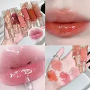 Beauty Makeup Mirror Water Lip Gloss Lip Glaze Lip Plumer Non-stick Lip GlossAU!