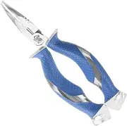 Cuda 7-Inch Titanium Bonded Ring Splitter, Blue