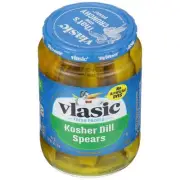 Vlasic Kosher Dill Pickle Spears, 24 Fluid Ounce, 6 Bottles Per Case