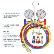 Manifold Gauge Set Air Condition Set Air Conditioning Tools Hose and Hook