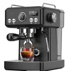 HiBREW 20Bar Semi Automatic Espresso Coffee Machine Temperature Adjustable Black