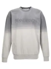 [J.W. Anderson] J. W. Anderson-Logo Embroidery Felpe Grigio-Uomo S Gray
