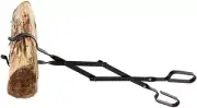 Firewood Tongs Reinforced Wrought Iron For Extra Strength 26” Log Grabber New