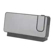 LED Digital 180° Rotatable Projection Mirror Alarm Clock USB Snooze Projector MG