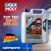 1 x Liqui Moly Top Tec 6300 0W-20 Low-Friction Engine Oil 5 Litre
