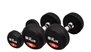 30lbs x 2 Commercial Grade Rubber Coated Cast Iron Dumbbell Hand Weight