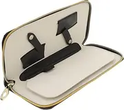 WRITWAA Scissor Organizer Bag Hair Shear Storage for 4 Scissors Hairdressing Tool Kit Barber Combs