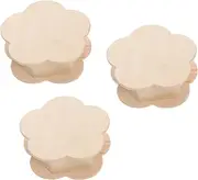 OSOLADY 3Pcs Handmade Wooden Storage Boxes Lightweight DIY Foam Putty Clay Organizer Storage Case for Craft Supplies and Home Organization