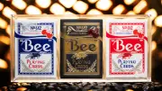 Bee X Cherry 3 deck Set Playing Cards {Set inside an etched carat case}