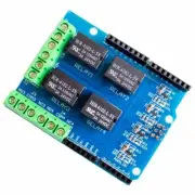1 PCS 4 channel relay shield module control board expansion for arduino UNO R3