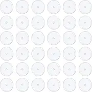 PunkTracker 20/40/60Pcs Clear Disc Pads no Pull Silicone Piercing Disc for Piercing Bump Treatment - Piercing Healing Disc for Bump Removal Earring Backs Earlobe Support Patches, Metal, not known