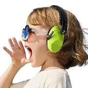 Whnbuij Ear Protection Headphones, Noise Cancelling Headphones | Adjustable Hearing Protection Headphones - Hearing Protection for Kids, Cozy Hearing Protection for Travel, Reading, Green, Siehe